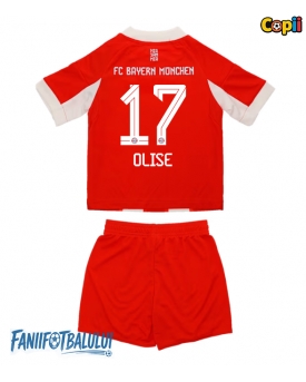 Bayern Munich Michael Olise #17 Echipament de Fotbal Replică 2025-26 Copii Acasa (+ Șorturi)